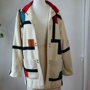 HOST PICK!! VTg Colorblock Wool Winter Jacket